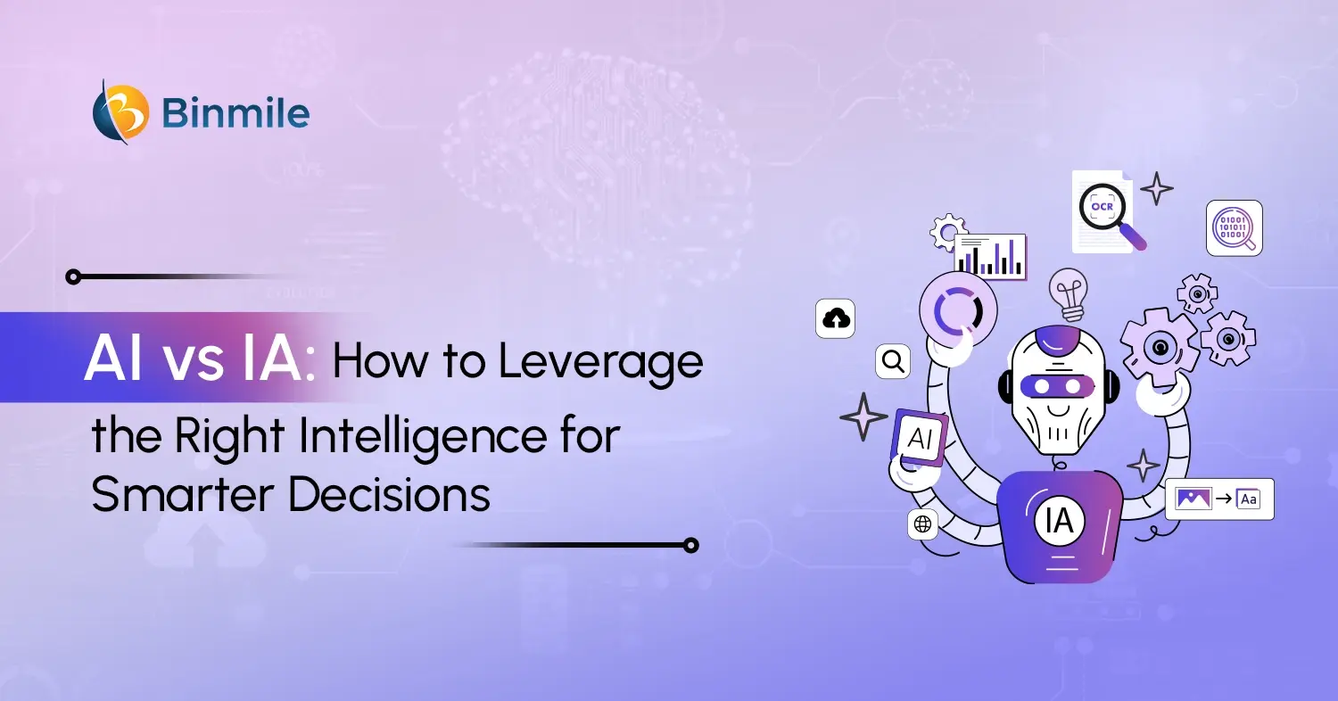 Artificial Intelligence vs Intelligence Automation | Binmile