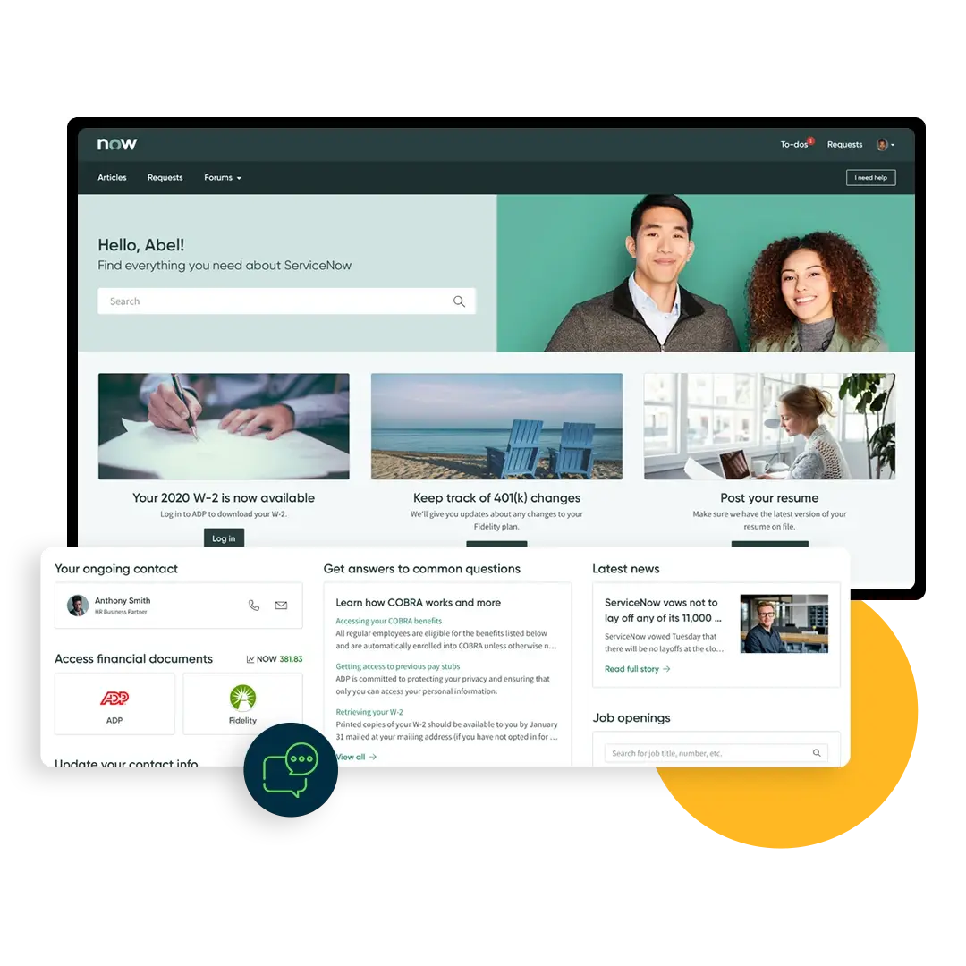 Alumni Service Portal | ServiceNow